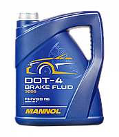 Тормозная жидкость Mannol 3002 Brake Fluid DOT-4 5л