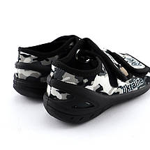 362-544 Дитячі текстильні босоніжки хакі Адам Ukraine для хлопчика, фото 4