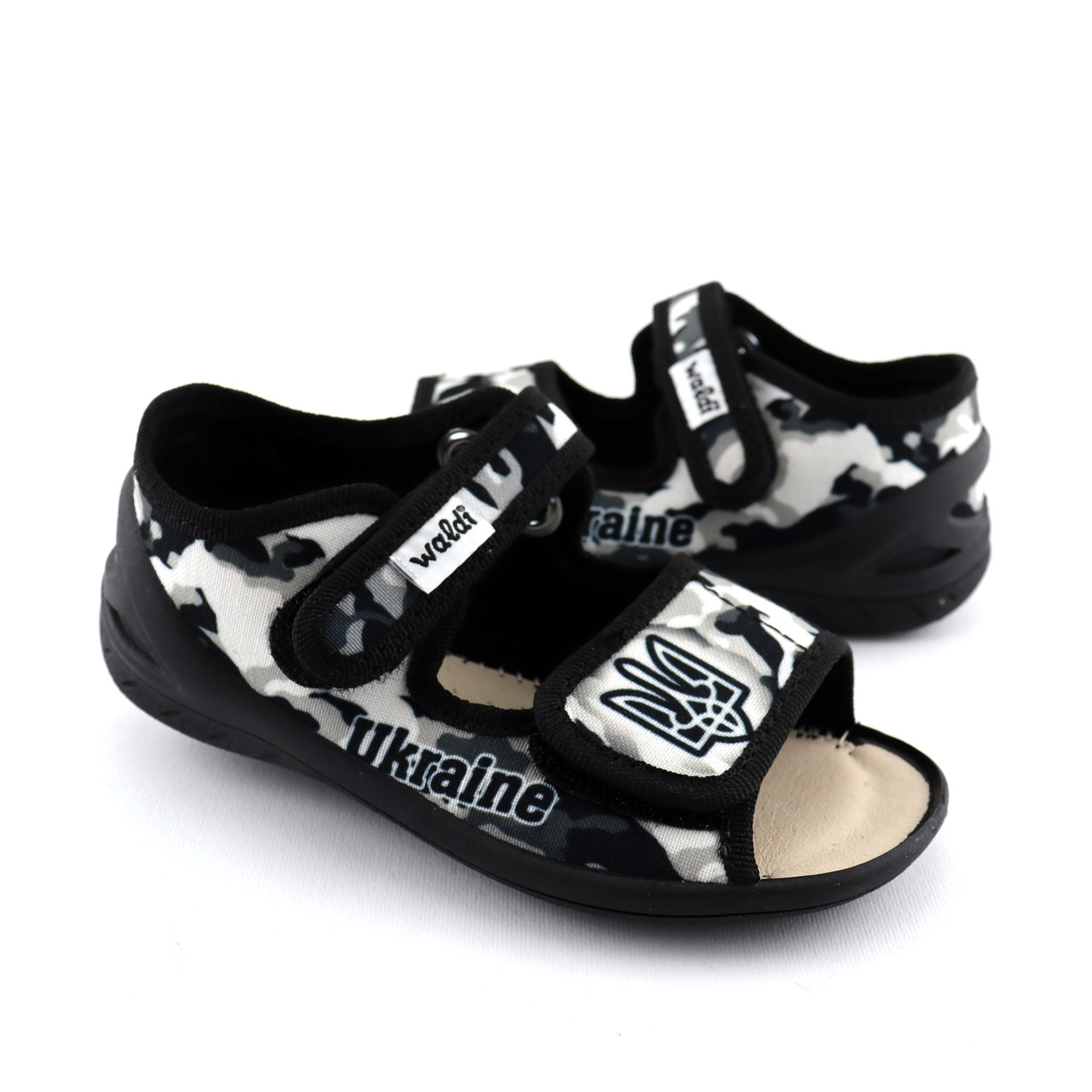 362-544 Дитячі текстильні босоніжки хакі Адам Ukraine для хлопчика