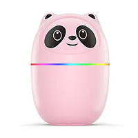 Зволожувач повітря з функцією дитячого нічника Panda Humidifier з підсвічуванням LED 2в1 250 мл
