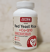 Красный дрожжевой рис коэнзим ку10 Jarrow Formulas Red Yeast Rice Co Q10 120 капсул