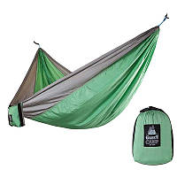 Гамак туристичний сімейний Green Camp 'CANYON' із парашутної тканини 310х220 см