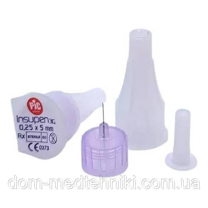 Голки інсулінові Інсупен 5 мм (Insupen 5 mm 31G), 25 шт., фото 1