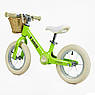 Дитячий біговел велобіг на магнієвій рамі 12 дюймів Corso KIDDI ML-12328 Салатовий, фото 4
