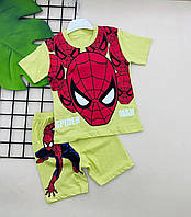 Детский летний комплект футболка и шорты Spider Man на мальчика 2, 3, 4, 5 лет