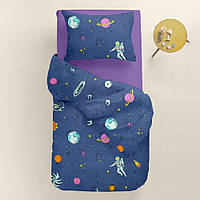Детское постельное белье в кроватку SPACEMAN CS2 Cosas Синий 110х140 см z111-2024