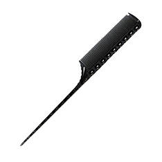 Гребінець з хвостиком Y.S. Park, 218 мм (YS-G07 Carbon Black)