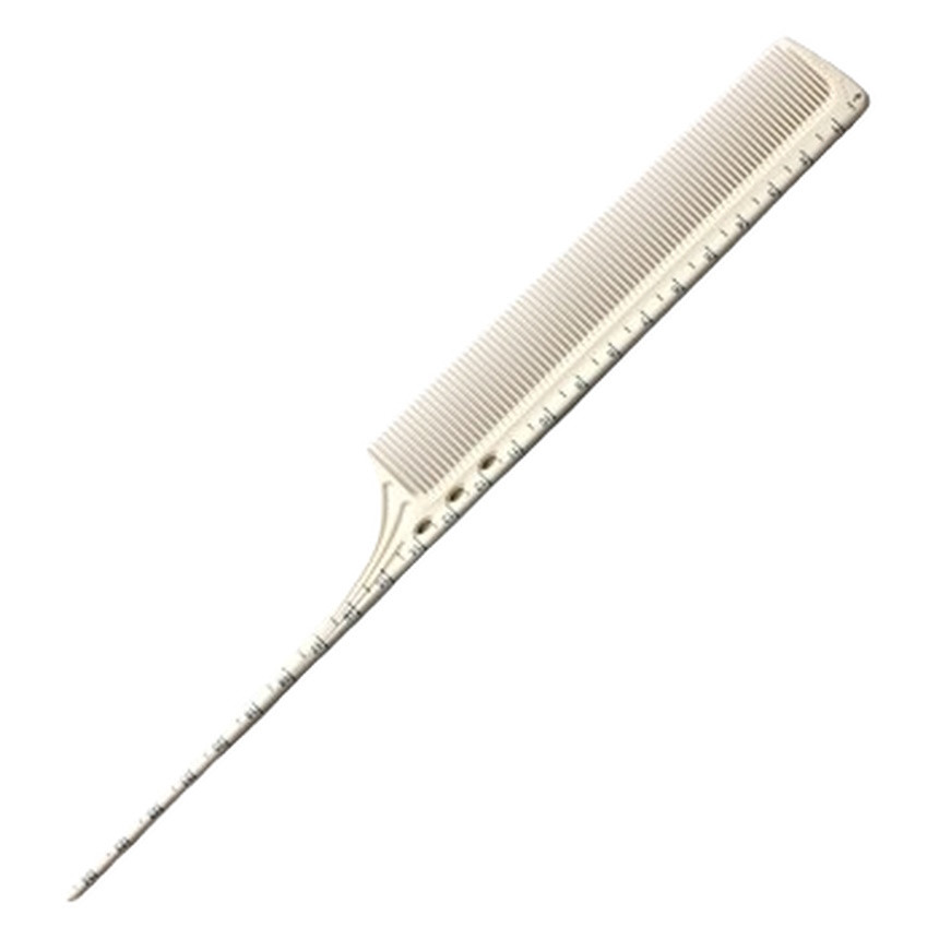 Гребінець з хвостиком Y.S. Park, 250 мм (YS-G06 White)