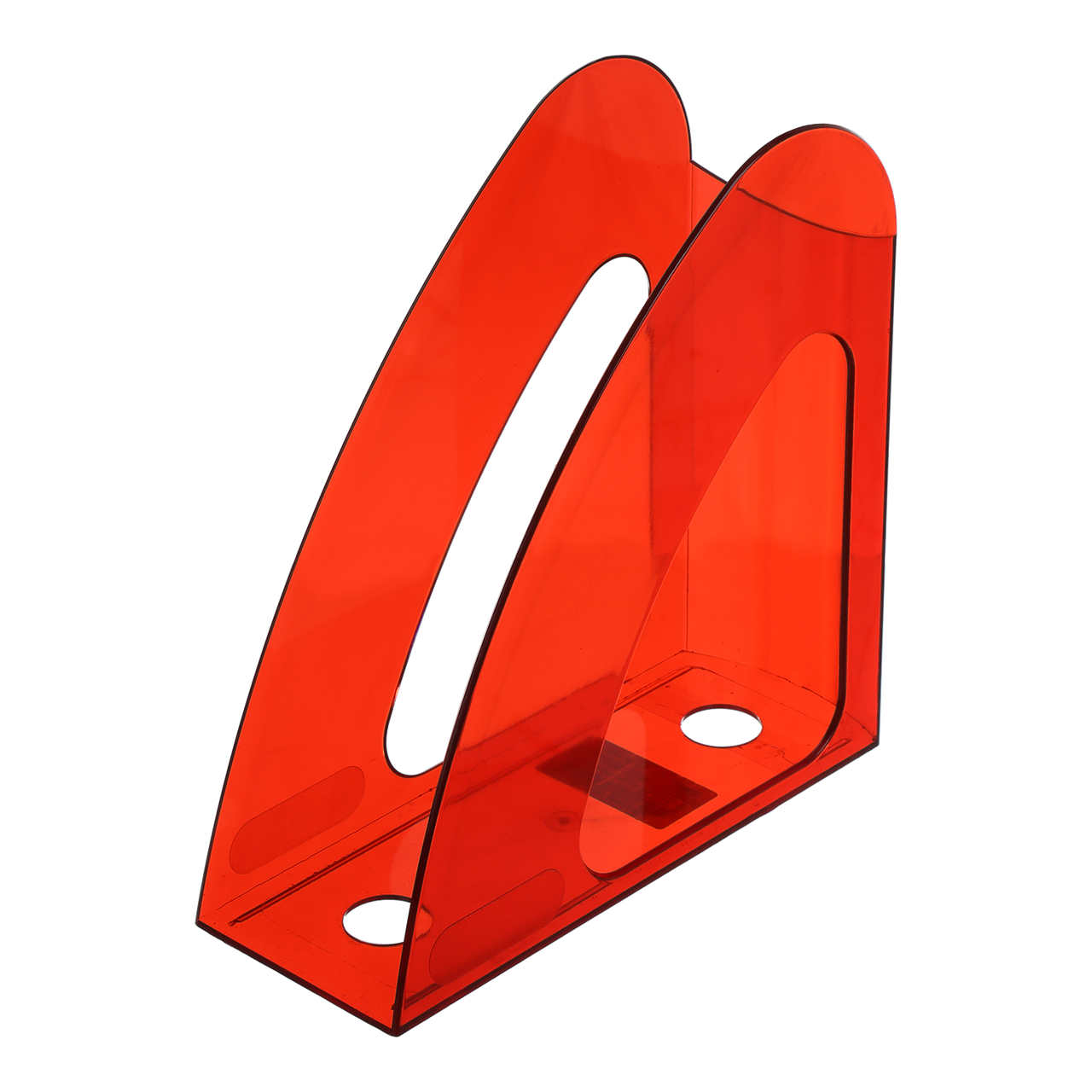 /Лоток пласт д/бум верт РАДУГА червоний