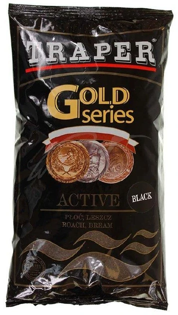 Прикорм Traper Gold 1kg Active Black, фото 1
