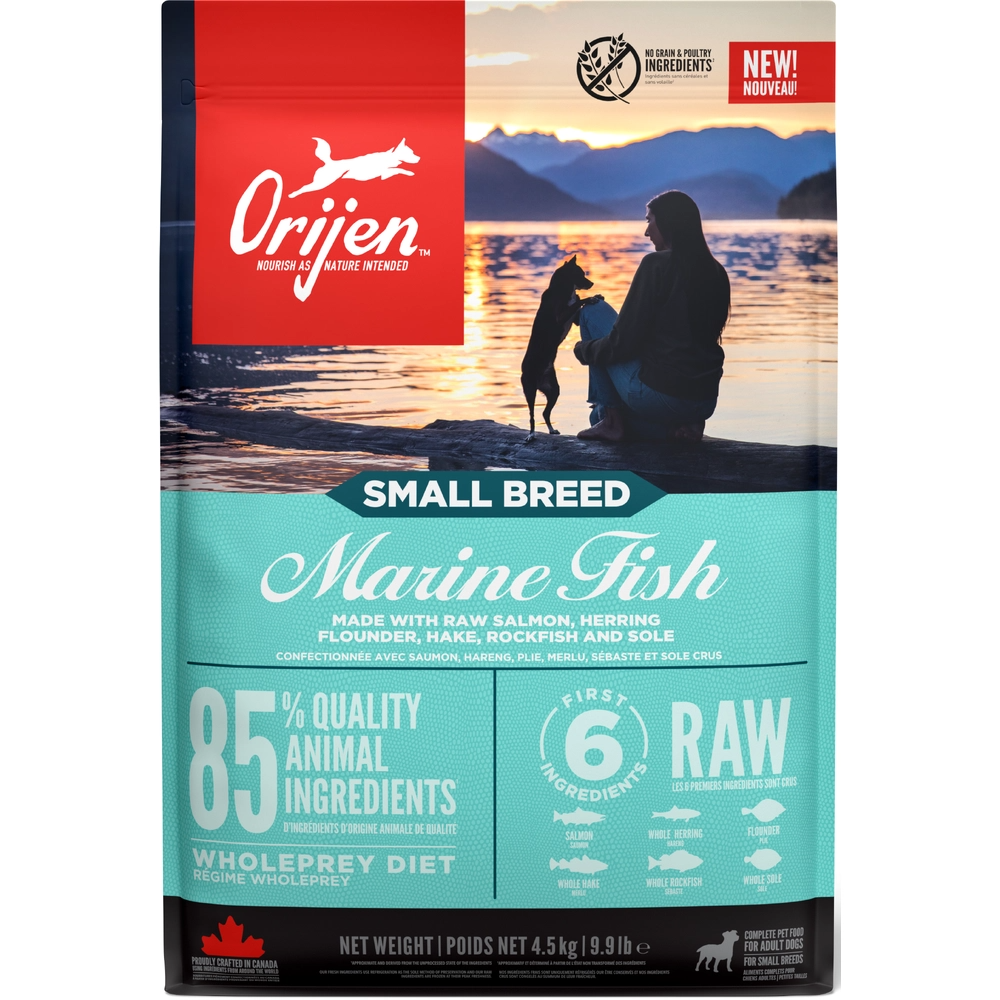 ORIJEN Small Breed Marine Fish для собак малих порід на всіх стадіях життя 4.5 кг