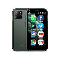 Маленький мобильный смартфон сенсорный GtStar Soyes XS 11 Green