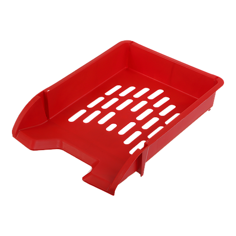/Лоток пласт д/бум гориз червоний, фото 1