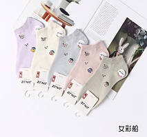 Шкарпетки жіночі короткі JINIZ Кролик Мікс