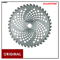 Нож 40Т для мотокосы бензокосы тримера START PRO 255 х 25.4 мм с победитовыми напайками