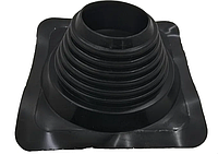 Покрівельний прохід Майстер Flash прямий чорний 100-180 мм для вентиляції.
