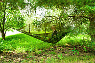 Гамак двомісний + москітна сітка 150 кг 260x140 см Gardlov (Польща), фото 7