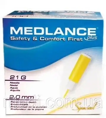 Ланцет Medlance (Медланс) plus Special, лезо 0,8 мм, 200 од. 7744, фото 1