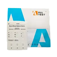Тест на ротавірус аденовірус астровірус норовірус комбо, AllTest Biotech IMVD-645 10 од.