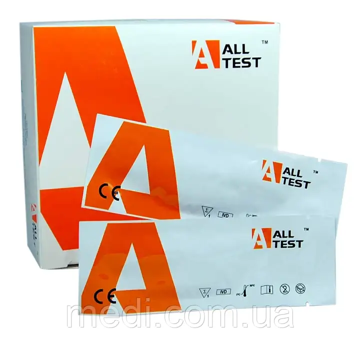 Тест для виявлення гепатиту A (IgM/IgG), AllTest Biotech IHAGM-425 1 уп.