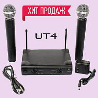 Радіосистема shure ut4 з двома ручними мікрофонами кардіоїдний динамічний бездротовий радіомікрофон і база BIN