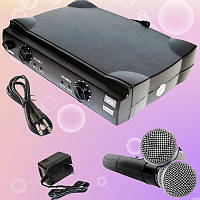 Бездротова радіосистема shure подвійні ручні радіомікрофони вокальна радіосистема 2 мікрофони з базою BIN