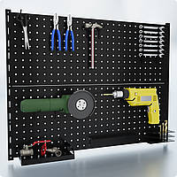 Перфо-панель SHED для інструментів. Перфопанель для гаража. Настінна перфорована дошка для інструментів.