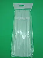 Набор одноразовой пластиковой посуды (Трубочка для коктейлей прозрачная) 25шт ТМ "Супер торба" (1 пач)