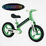 Дитячий біговел велобіг 12 дюймів на нейлоновій рамі Corso Shine JT-10078 Зелений, фото 2
