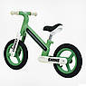 Дитячий біговел велобіг 12 дюймів на нейлоновій рамі Corso Shine JT-10078 Зелений, фото 3