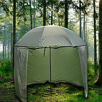 Зонт-палатка Carp Zoom Umbrella Shelter, 250 см, палатка зонт для туризму, кемпинга, рыбалки. Регулируемая