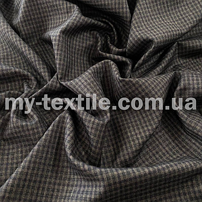 Костюмна тканина принт Туреччина клітинка