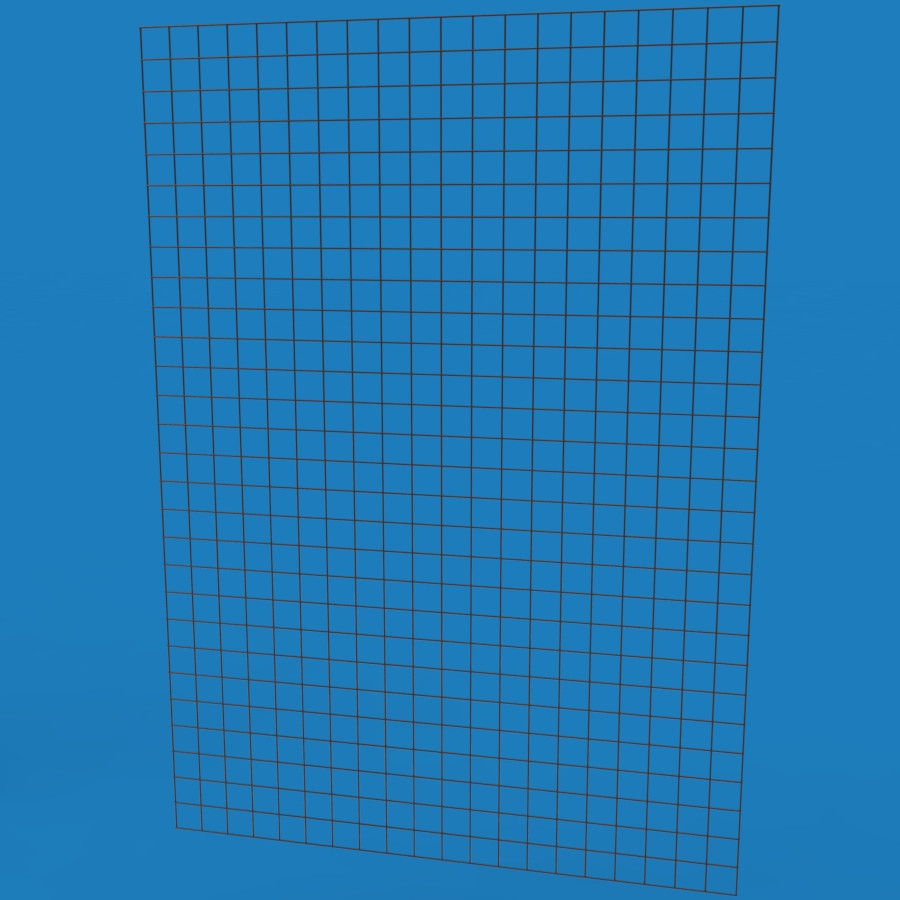 Сітка торговельна 100х140 см, осередок 50х50 мм, D 3,0 мм, чорна