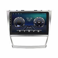 Штатная магнитола Lesko для Toyota Aurion I 2006-2012 экран 10" 4/64Gb 4G Wi-Fi GPS Top pl