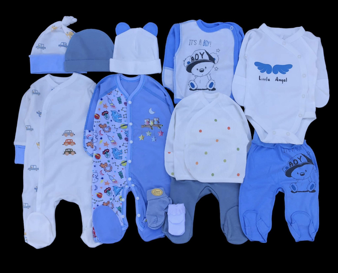 Гарний набір одягу для новонародженого хлопчика, якісний одяг для немовлят, весна, літо, зріст 56 см, бавовна