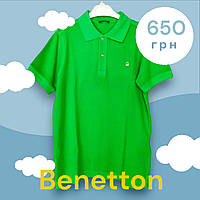Футболка поло Benetton( Бенетон) на подростка 150р XL