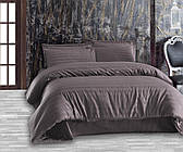 Комплект постільної білизни сатин Altinbasak полуторний розмір Always Antrasite