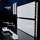 Перфо-панель SHED для інструментів. Перфопанель для гаража. Настінна перфорована дошка для інструментів., фото 5