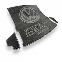 Автоковрик ворсовый в багажник  VW ID.6 Crozz Pro   текстильний килим для автомобіля