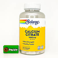 Кальций Solaray Calcium Citrate 1000 мг 120 кап