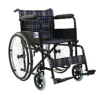Крісло інвалідне механічне Karadeniz Medical G100 крісло-коляска складана стандартна для дому та вулиці