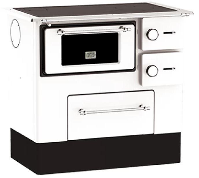 Дров'яна піч-кухня Alfa-Plam REGULAR 46 ELEGANT L  з варочною поверхнею та духовкою 8 кВт