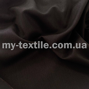 Костюмна тканина принт Туреччина Однотонна структурний шоколад