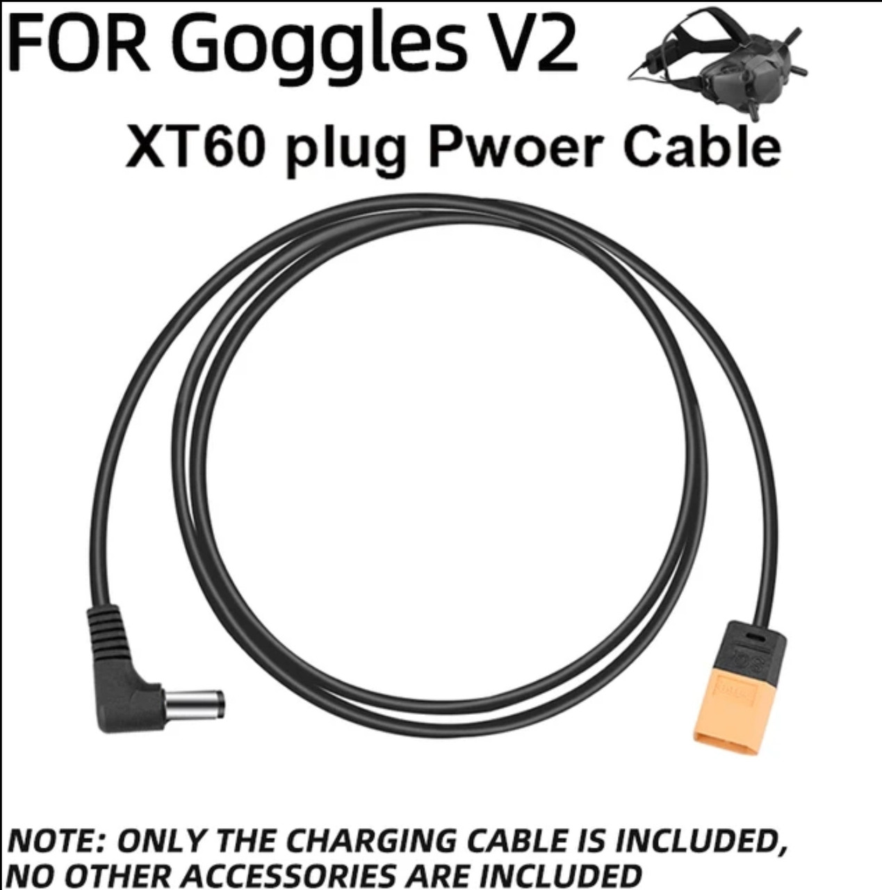 Кабель живлення для DJI Avata/FPV/Goggles V2