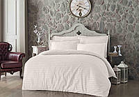 Комплект постільної білизни сатин Altinbasak полуторний розмір Always Ekru