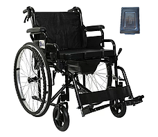 Санітарне інвалідне крісло для дому та вулиці G120 складана механічна інвалідна коляска з туалетом