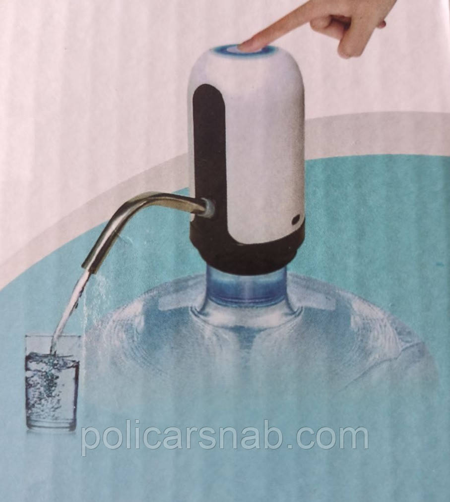 Акумуляторна електрична помпа з краном для бутильованої води WATER DISPENSER