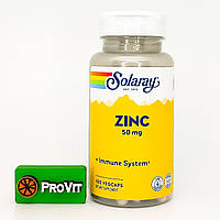 Цинк Solaray Zinc 50 мг 100 кап