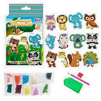 Набір для творчості Алмазні стікери Звірятка 4FUN Game Club 11*2,5*15см