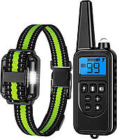 Ошейник для дрессировки собак Dog Training Collar 880-1 (Black+Green) электронный ошейник для тренировки